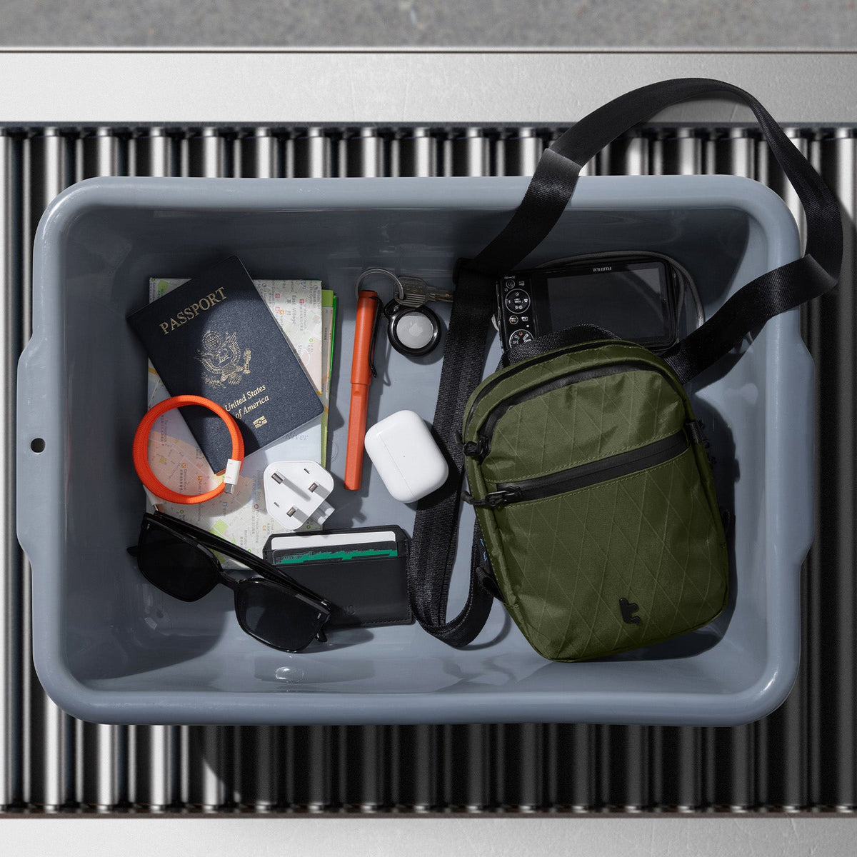 Aviator-T37 X-Pac Çapraz Askılı Çanta 1.3L – Yeşil