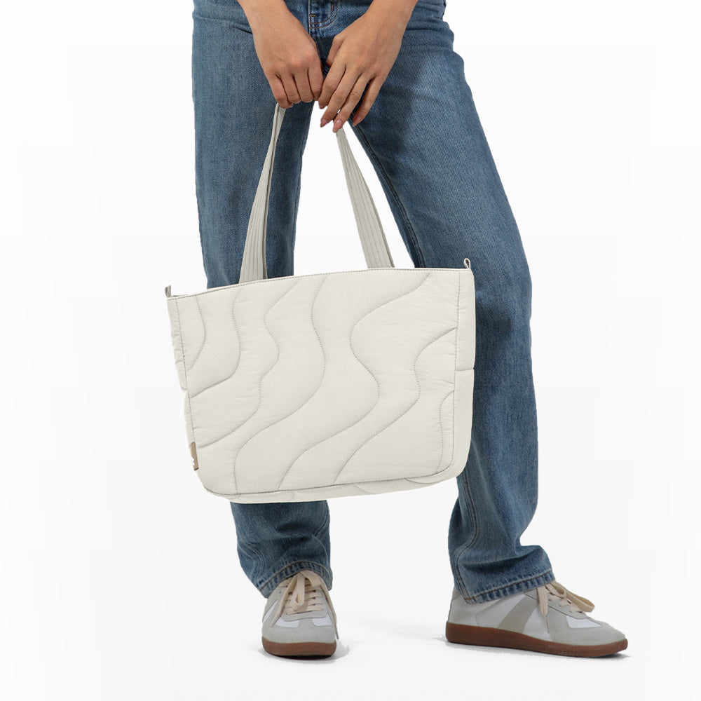 Terra-T38 Laptop Tote Çanta 13.5L – Kar Beyazı