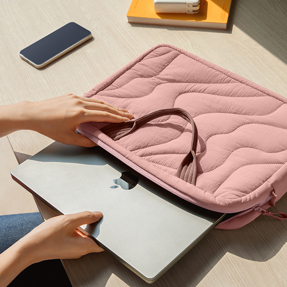 Terra-A28 Laptop Omuz Çantası – Pudra Pembe