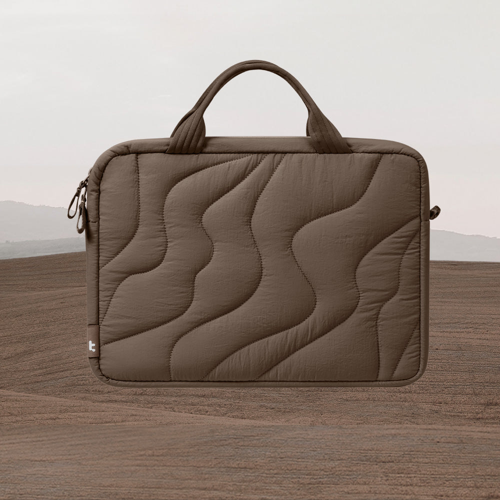 Terra-A28 Laptop Omuz Çantası – Toprak Kahvesi