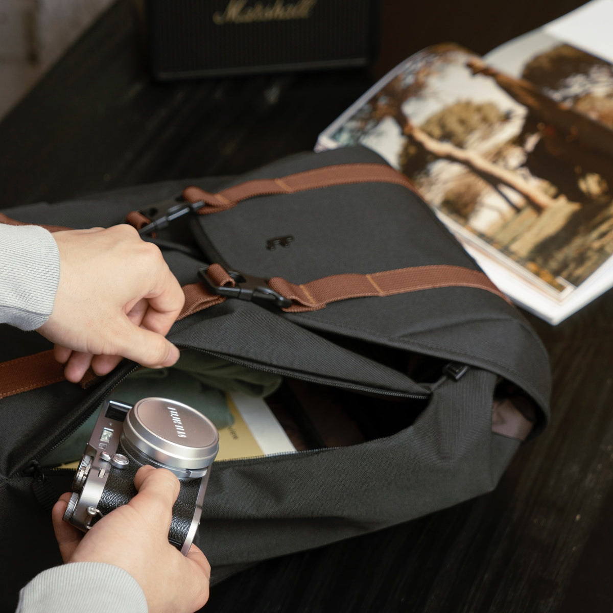 VintPack-TA1 Laptop Sırt Çantası – Siyah
