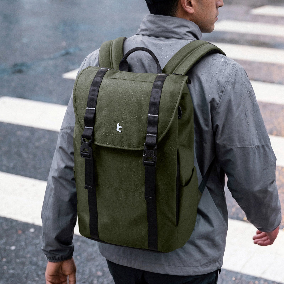 VintPack-TA1 Liteway Laptop Sırt Çantası 22L – Yeşil