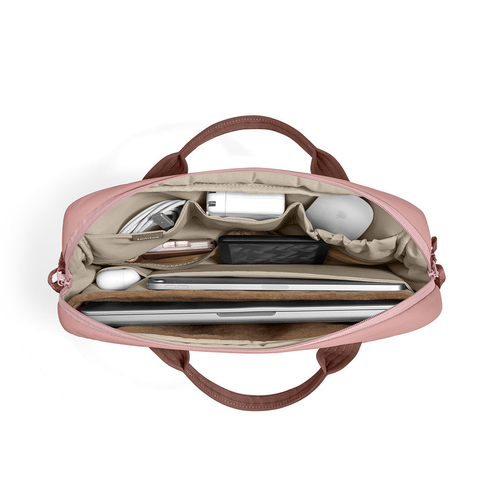 Terra-A28 Laptop Omuz Çantası – Pudra Pembe