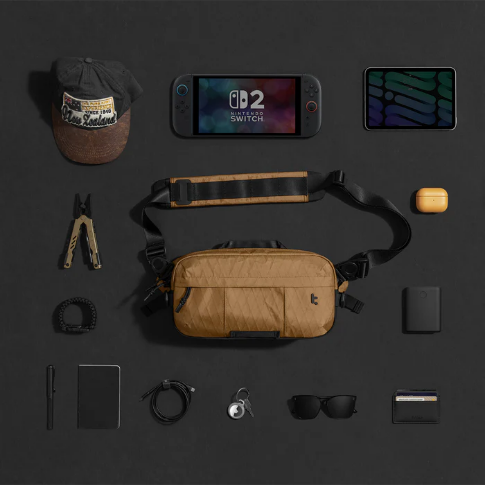 Wander-T26 Kahverengi 5.5L Aksesuar Omuz Çantası