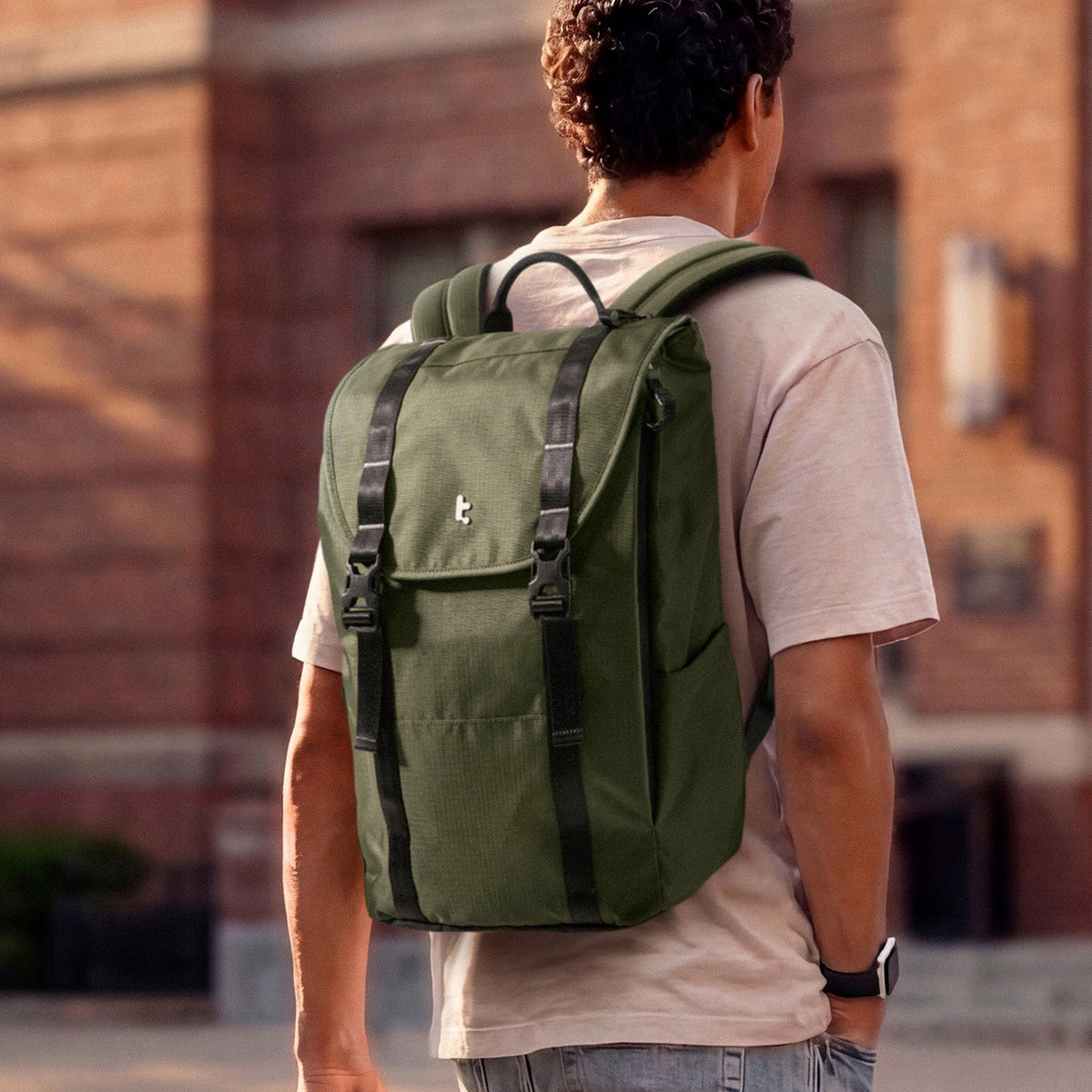 VintPack-TA1 Liteway Laptop Sırt Çantası 22L – Yeşil