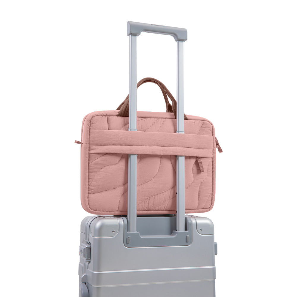 Terra-A28 Laptop Omuz Çantası – Pudra Pembe