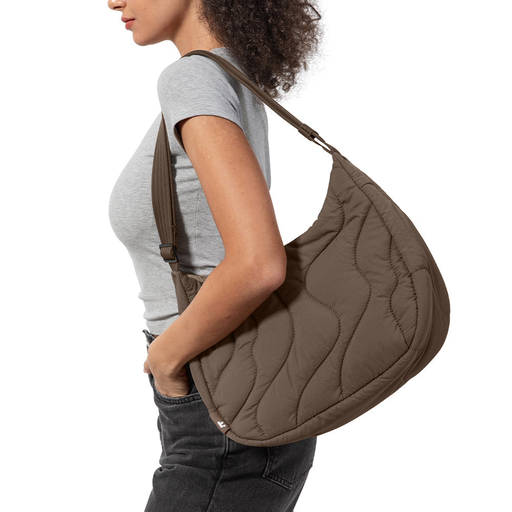 Terra-T34 Puffy Çapraz Askılı Çanta 9L – Karamel