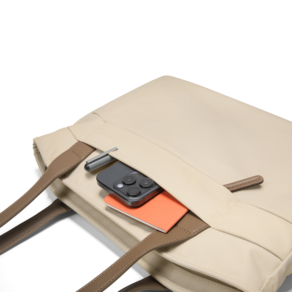 Versatile-T23 Laptop Tote Çanta 10L – Haki Bej