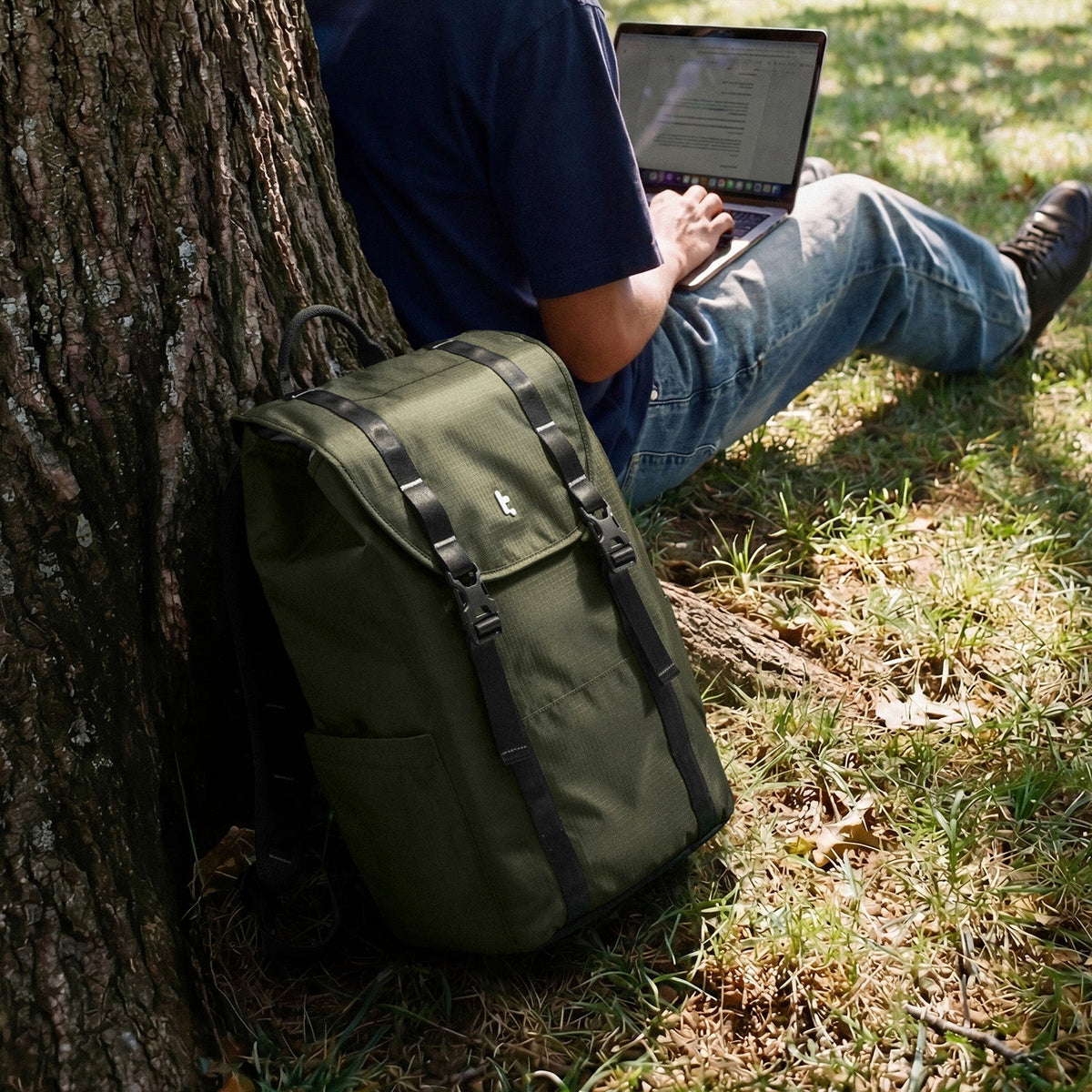 VintPack-TA1 Liteway Laptop Sırt Çantası 22L – Yeşil