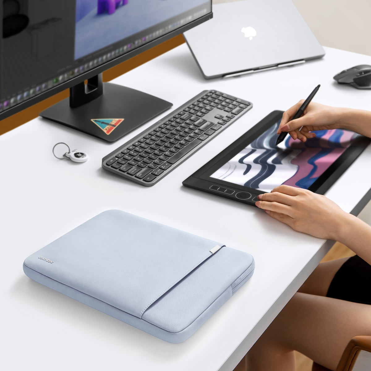 Defender-A13 Laptop Kılıfı #Renk_Açık Mavi