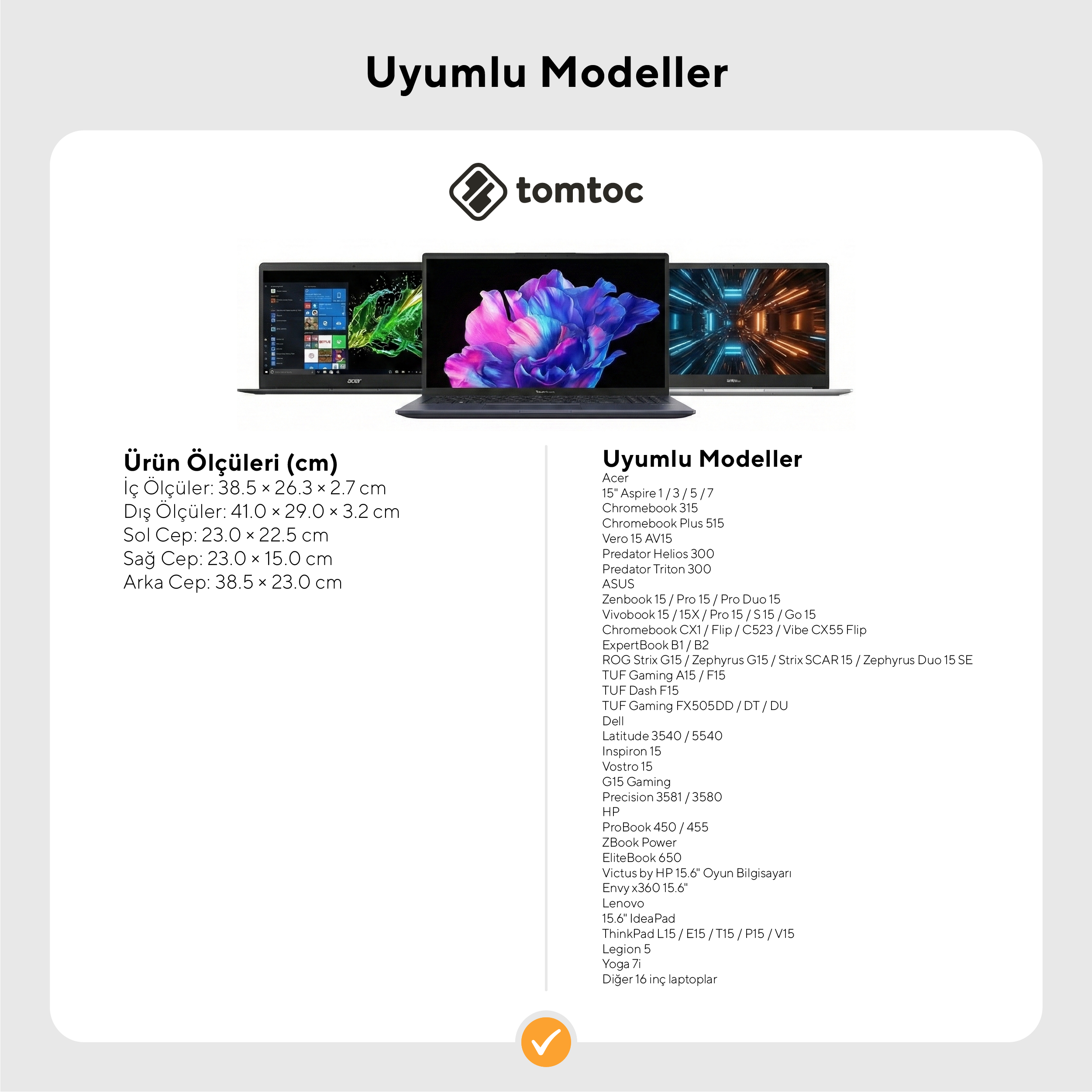 Defender A42 15.6-16.2 inç Notebook Çantası