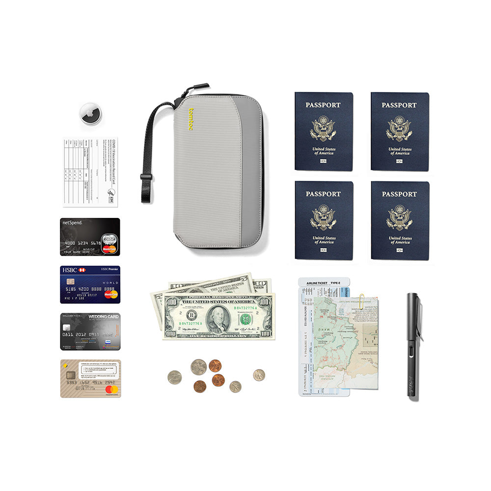 Navigator-T03 Pasaport Çantası – Gri