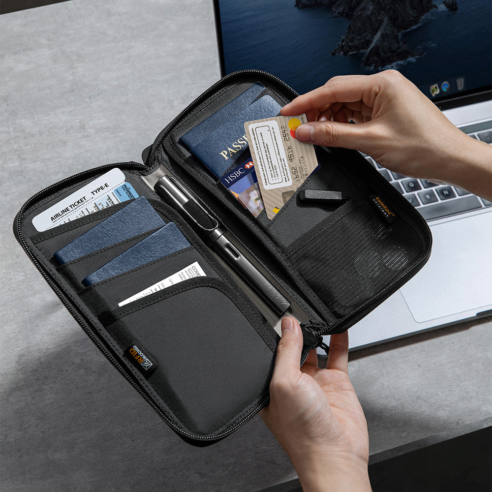 Navigator-T03 Pasaport Çantası – Gri