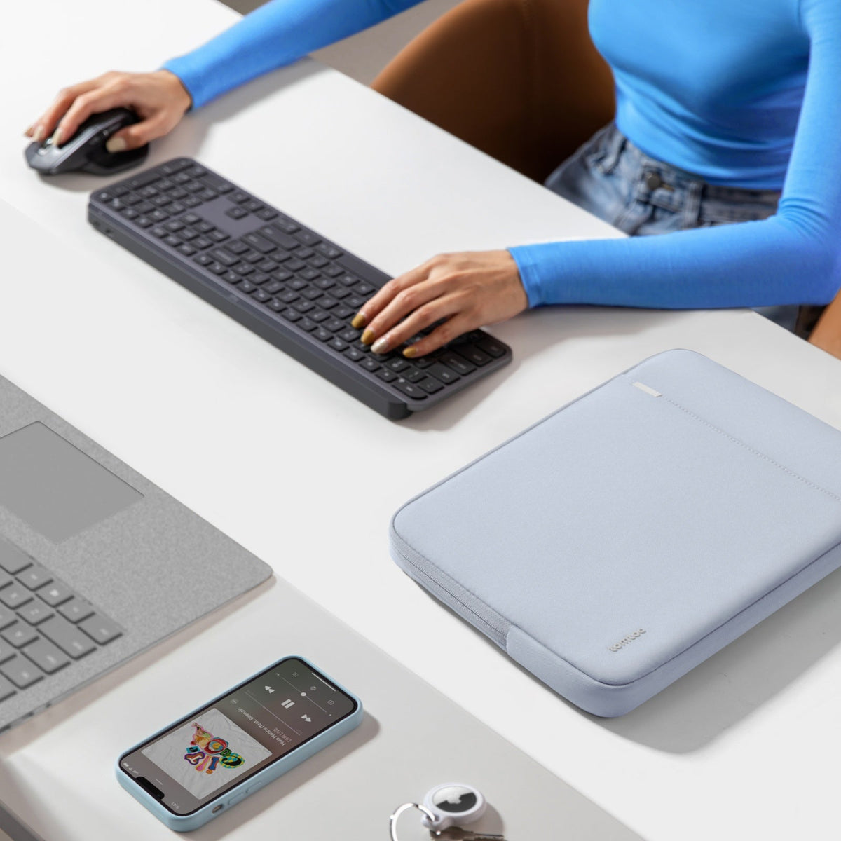 Defender-A13 Laptop Kılıfı #Renk_Açık Mavi