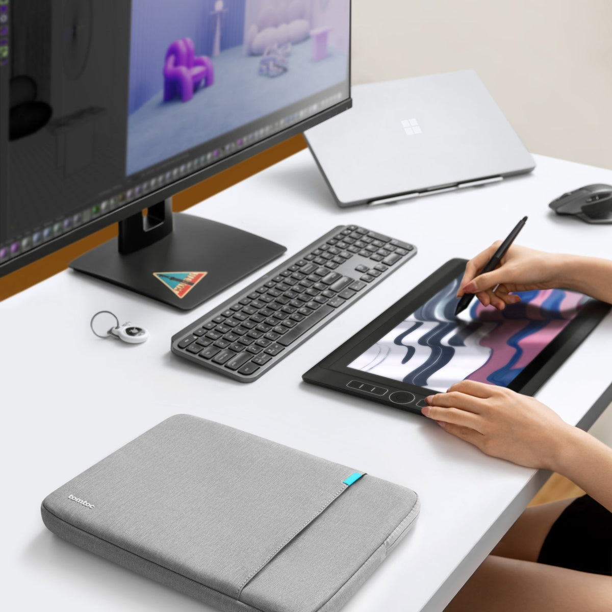 Defender-A13 Laptop Kılıfı #Renk_Koyu Gri