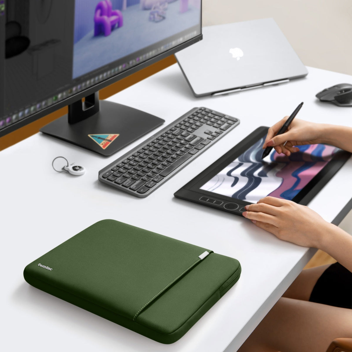 Defender-A13 Laptop Kılıfı #Renk_Yeşil