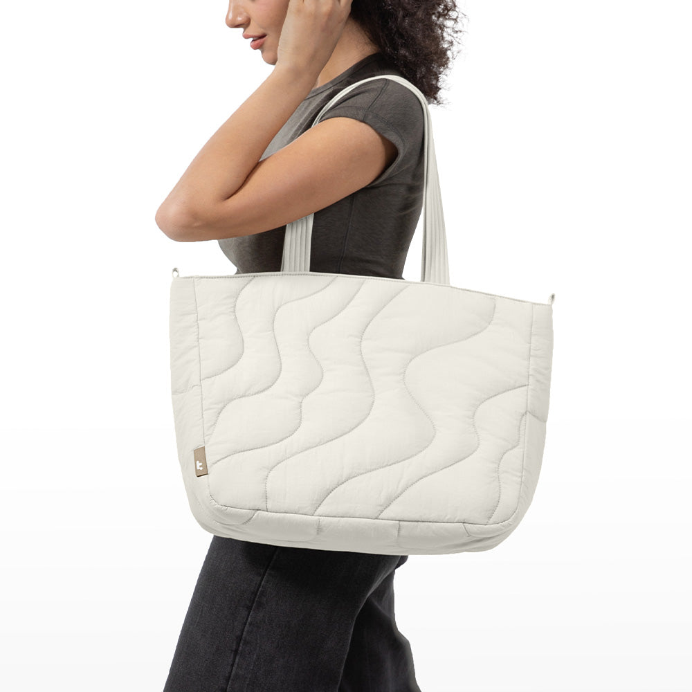 Terra-T38 Laptop Tote Çanta 10L – Kar Beyazı