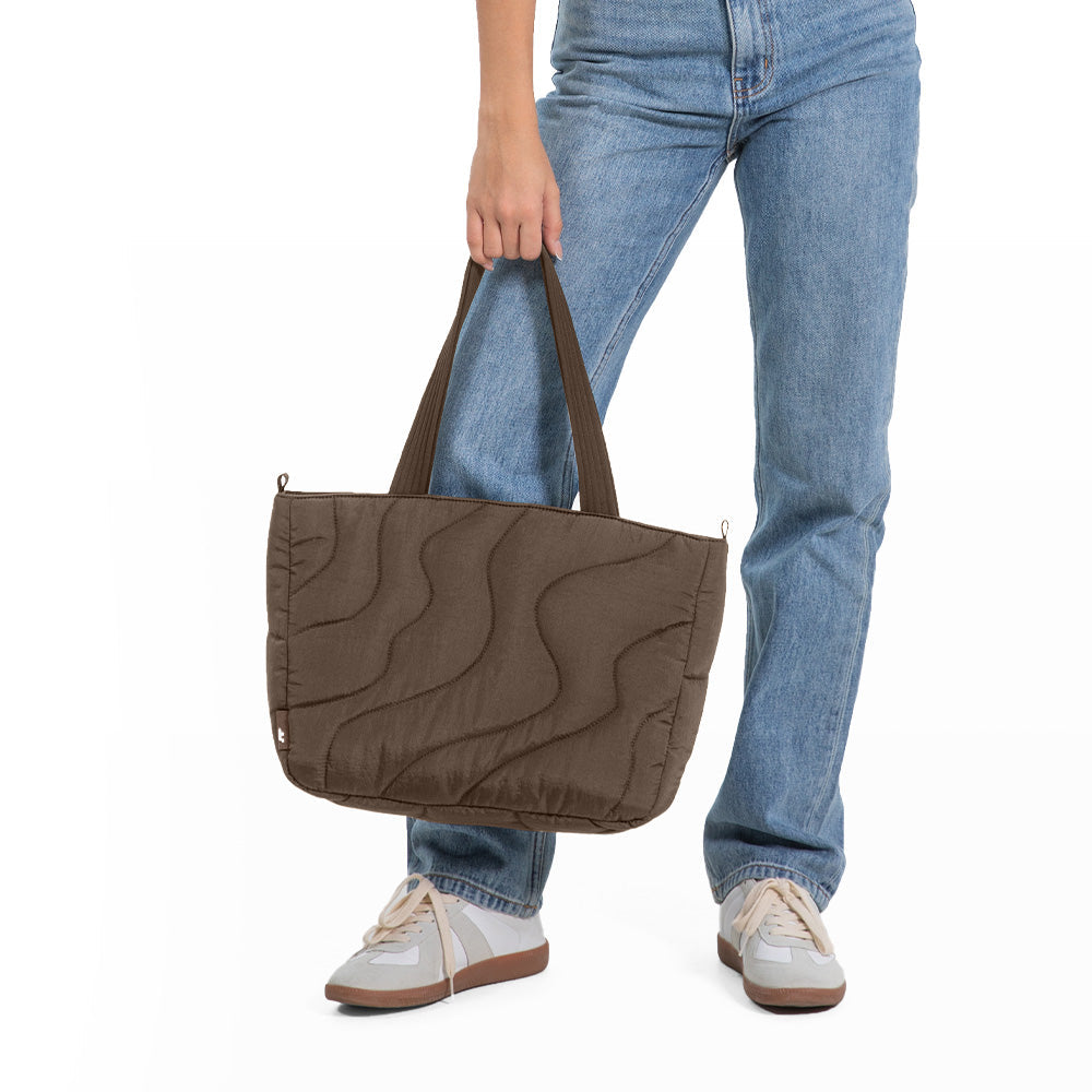 Terra-T38 Laptop Tote Çanta 10L – Toprak Kahvesi