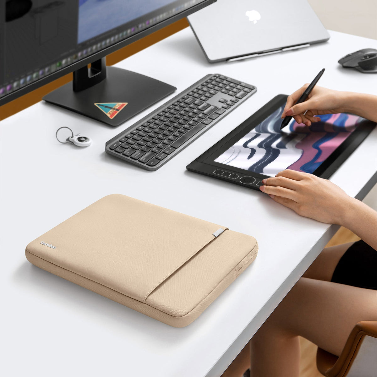 Defender-A13 Laptop Kılıfı #Renk_Kum Rengi