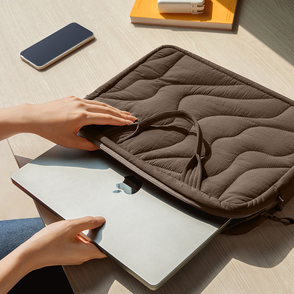 Terra-A28 Laptop Omuz Çantası – Toprak Kahvesi