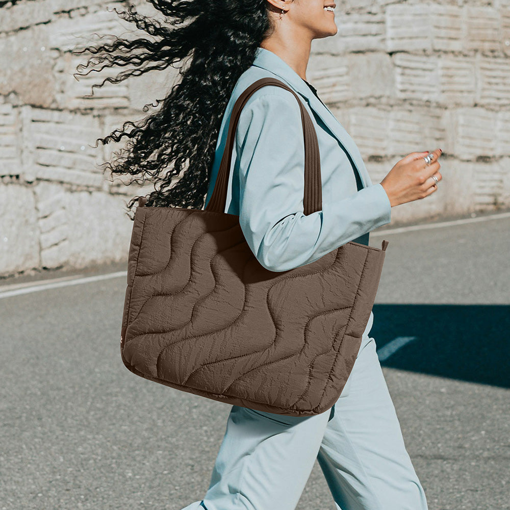 Terra-T38 Laptop Tote Çanta 10L – Toprak Kahvesi