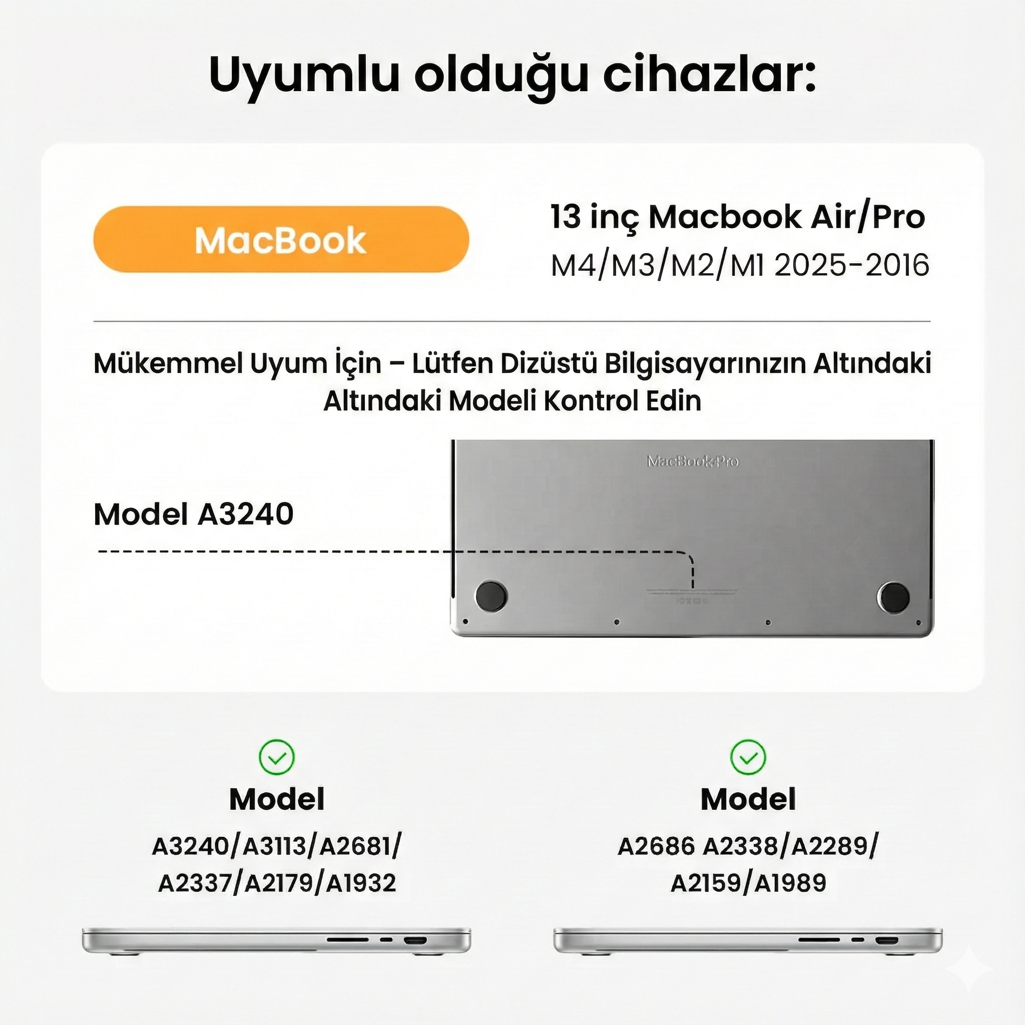 Defender A14 13 inç Macbook Air & Pro Çantası