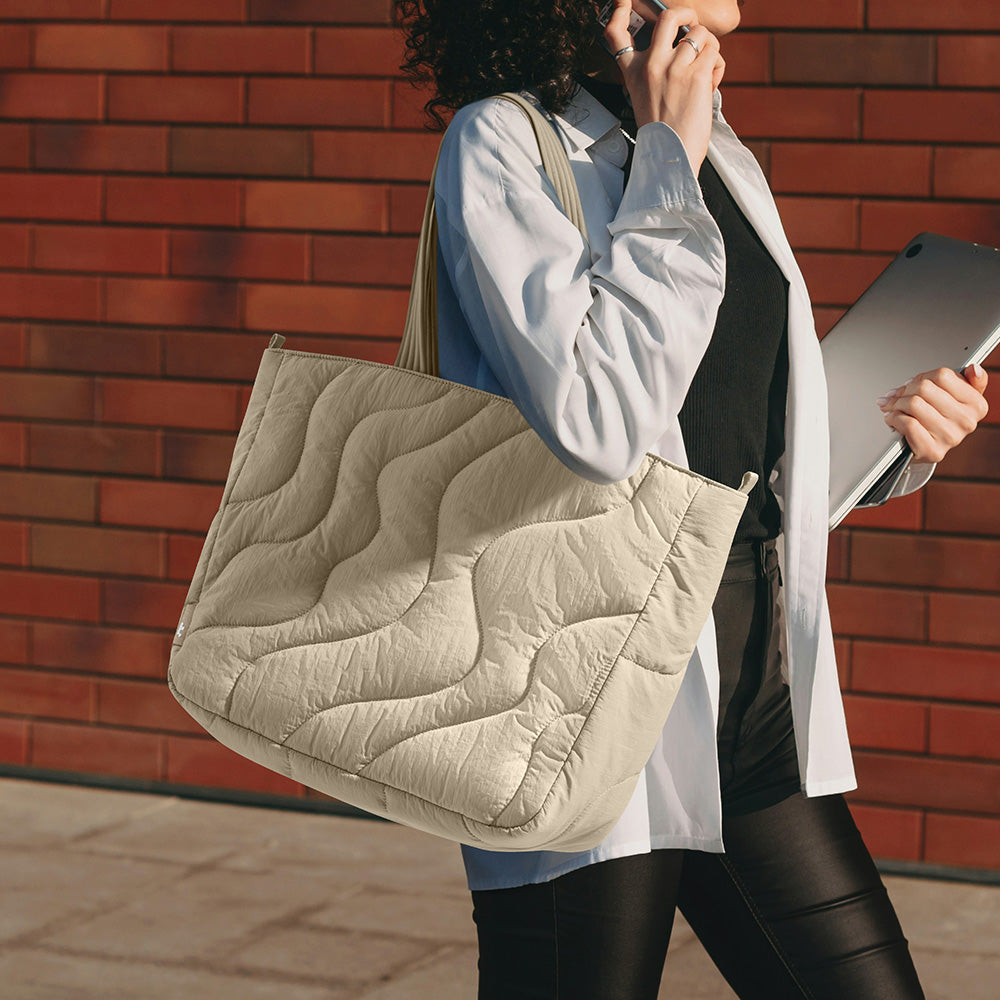 Terra-T38 Laptop Tote Çanta 10L – Kum Beji