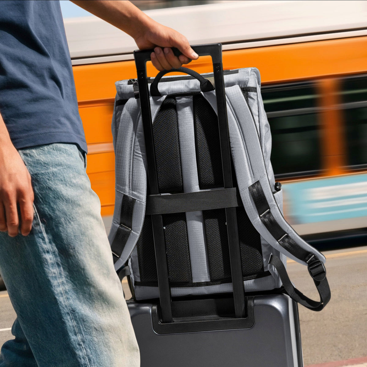 VintPack-TA1 Liteway Laptop Sırt Çantası 22L – Gri