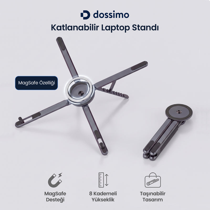 Dossimo DS-500 4'ü 1 Arada Laptop Standı