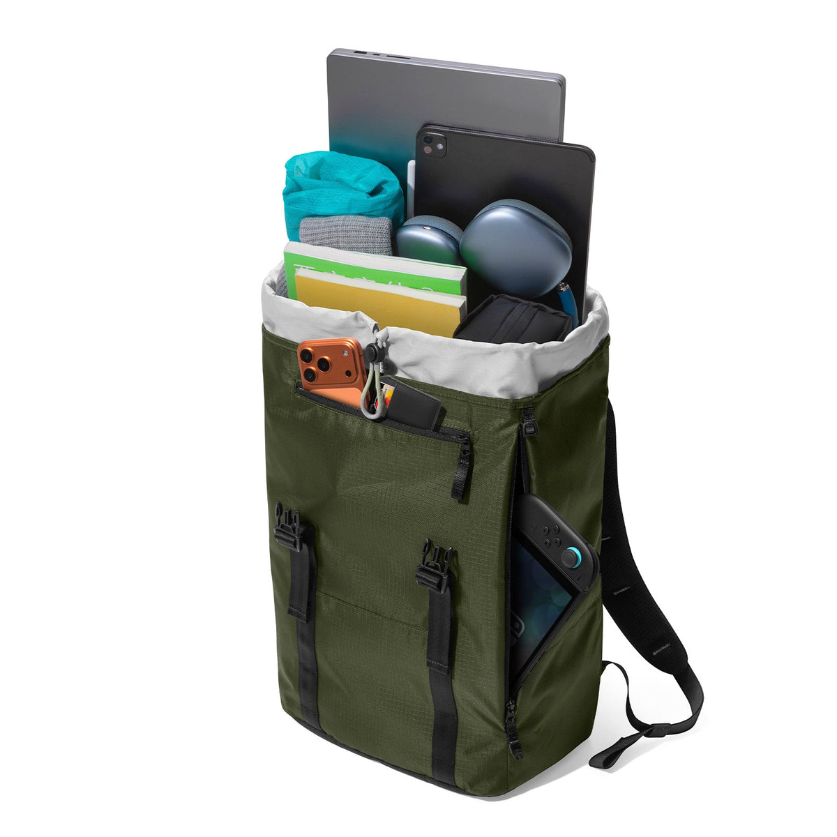 VintPack-TA1 Liteway Laptop Sırt Çantası 22L – Yeşil