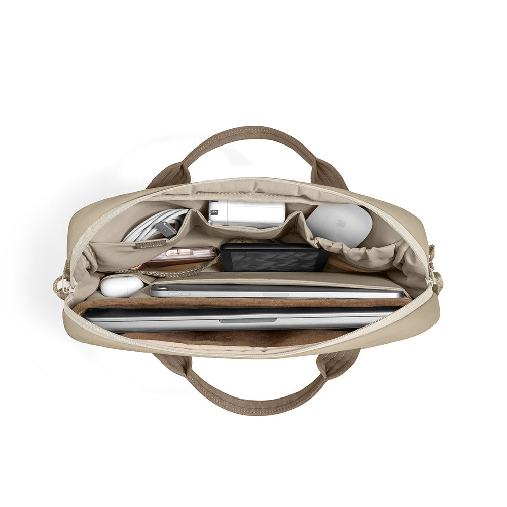 Terra-A28 Laptop Omuz Çantası – Kum Beji