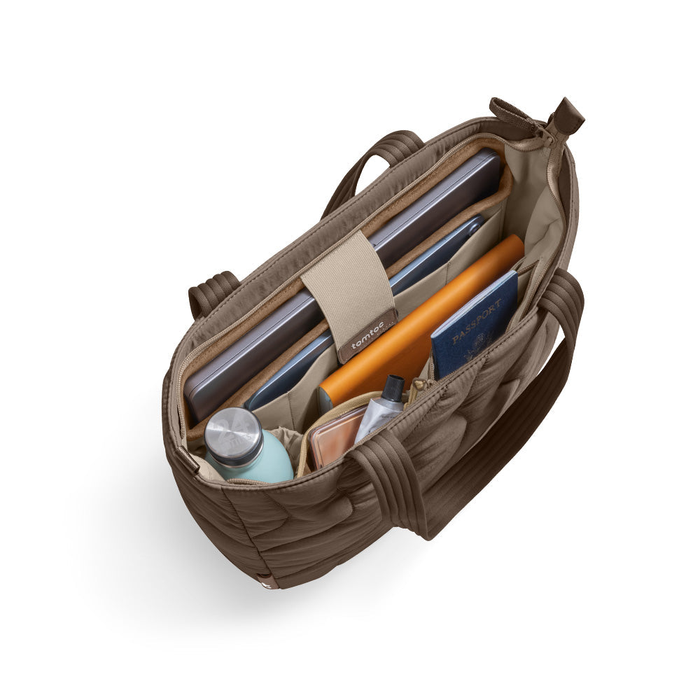 Terra-T38 Laptop Tote Çanta 10L – Toprak Kahvesi