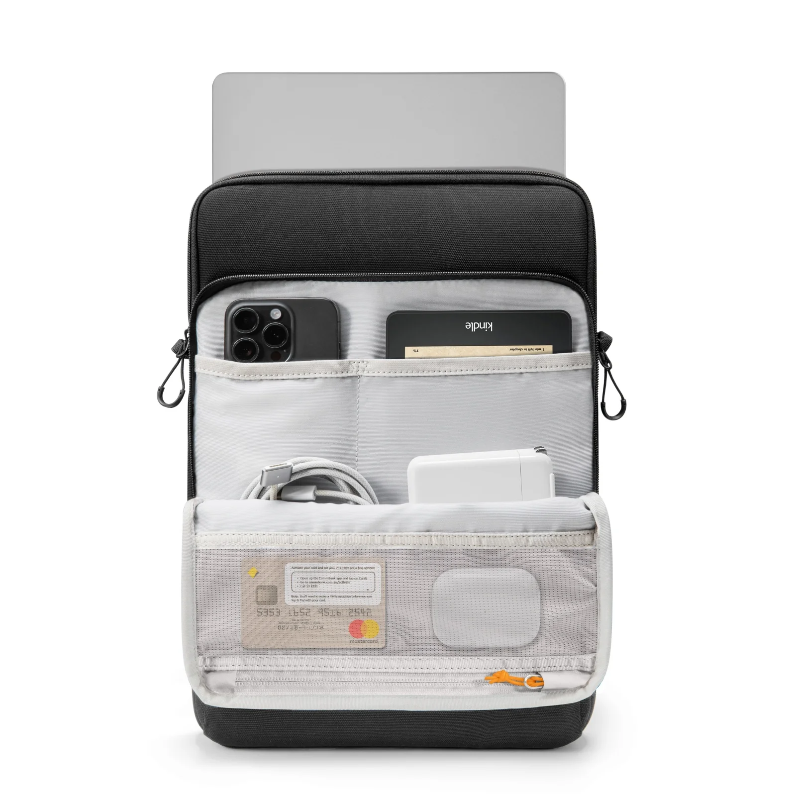 DefenderACE Serisi 13 inç Siyah Notebook Omuz Çantası