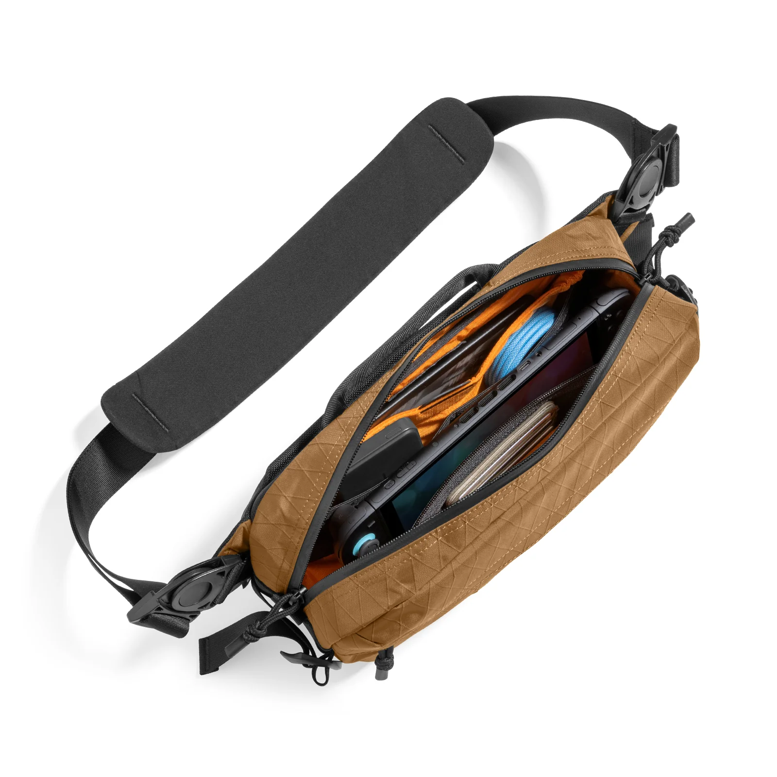 Wander-T26 Kahverengi 5.5L Aksesuar Omuz Çantası