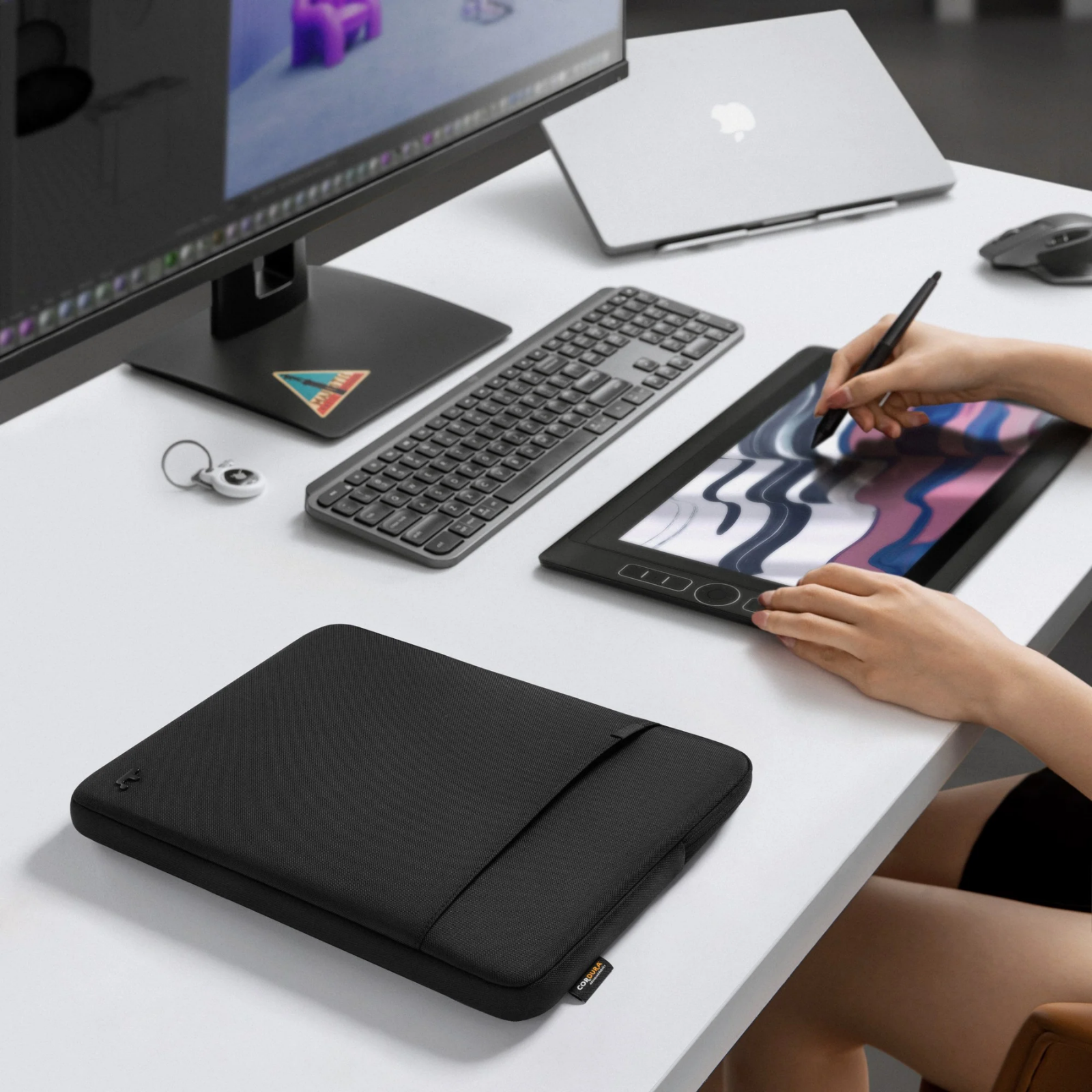 Defender A13 13 inç Siyah Premium Serisi Notebook Kılıfı