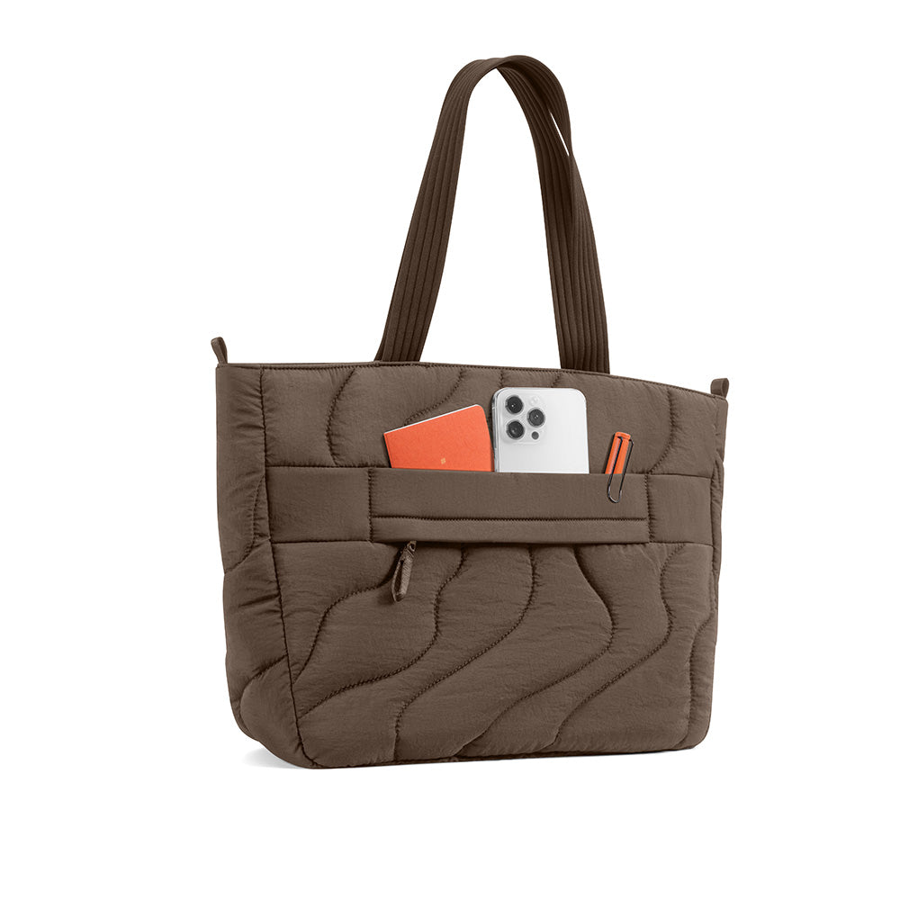 Terra-T38 Laptop Tote Çanta 10L – Toprak Kahvesi