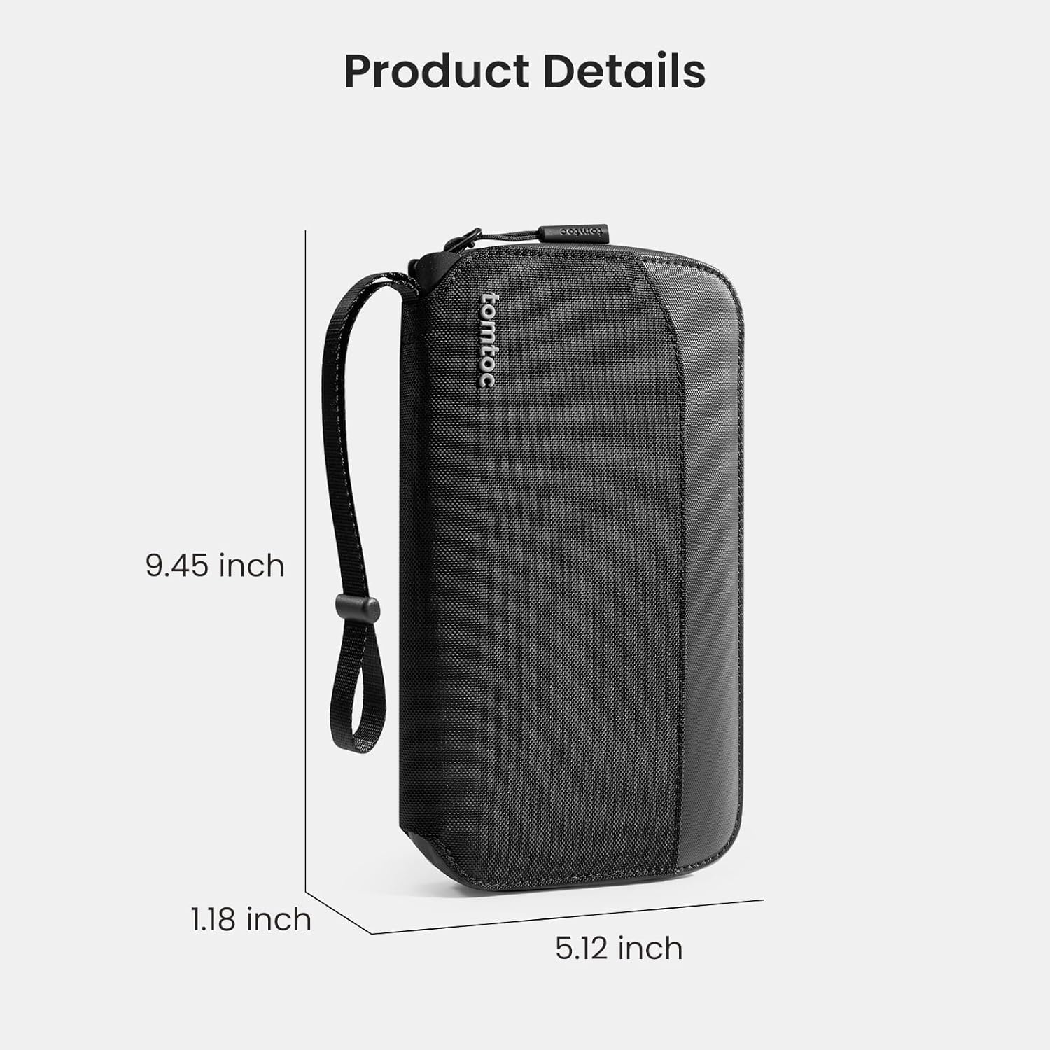 Navigator Serisi Siyah Pasaport Çantası