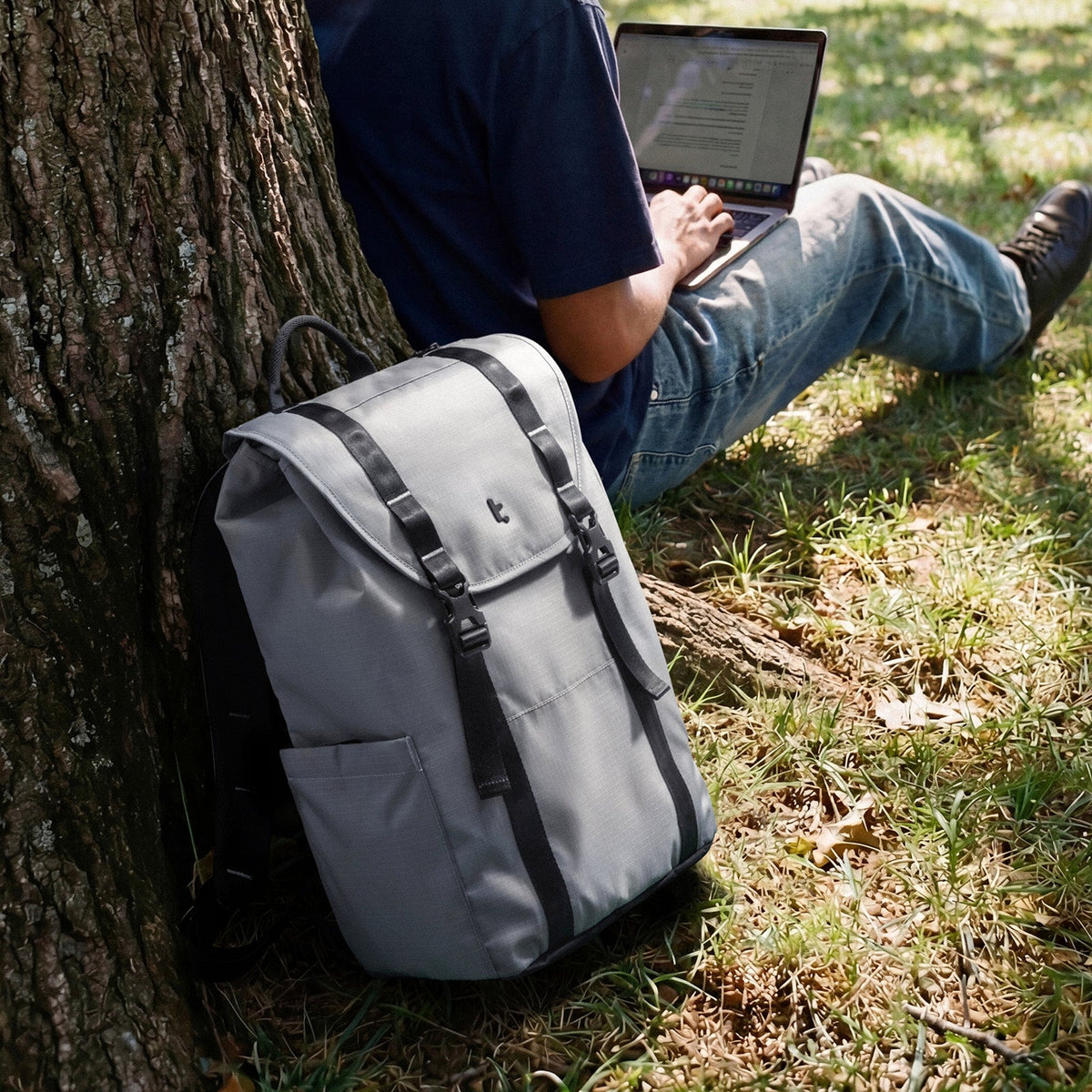 VintPack-TA1 Liteway Laptop Sırt Çantası 22L – Gri