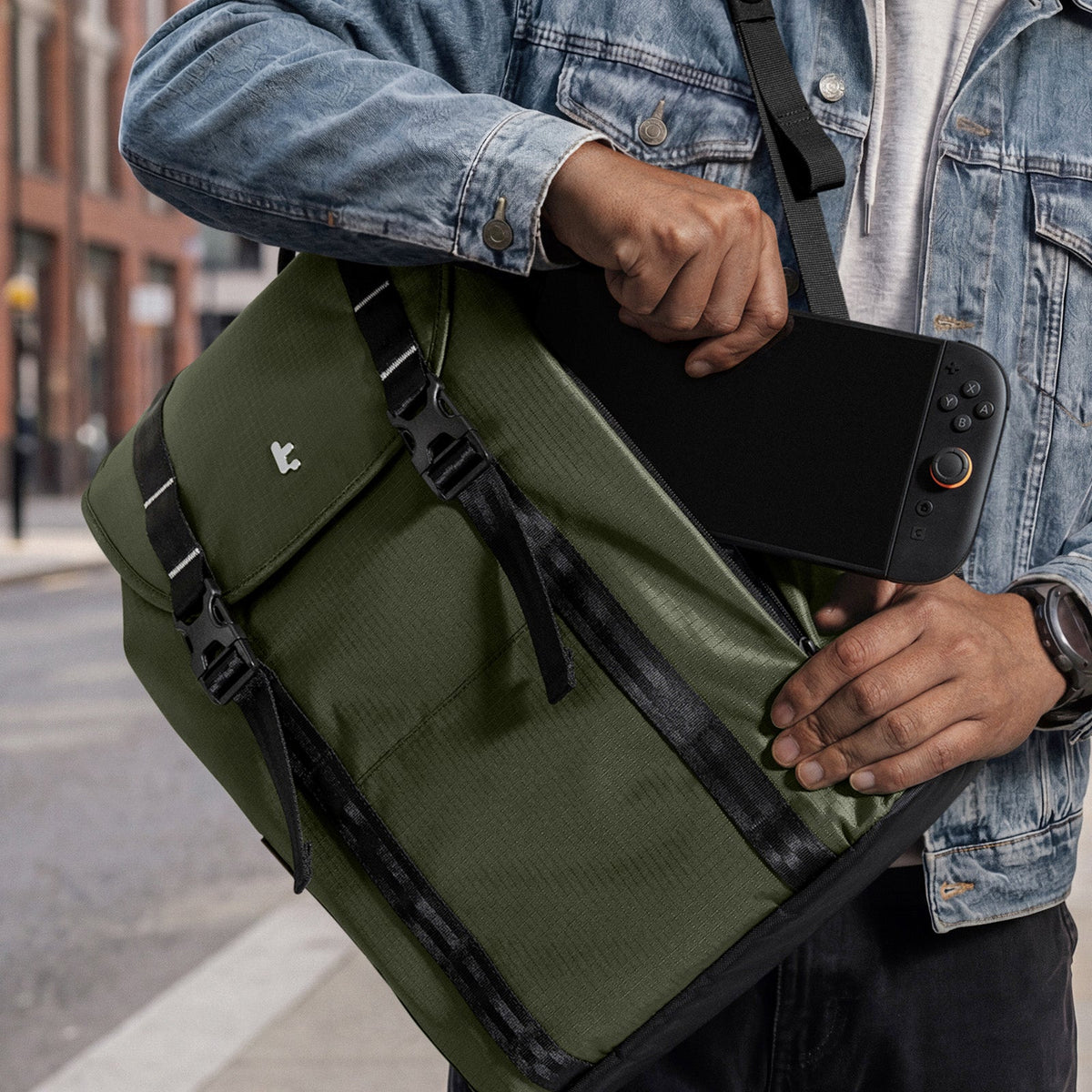 VintPack-TA1 Liteway Laptop Sırt Çantası 22L – Yeşil