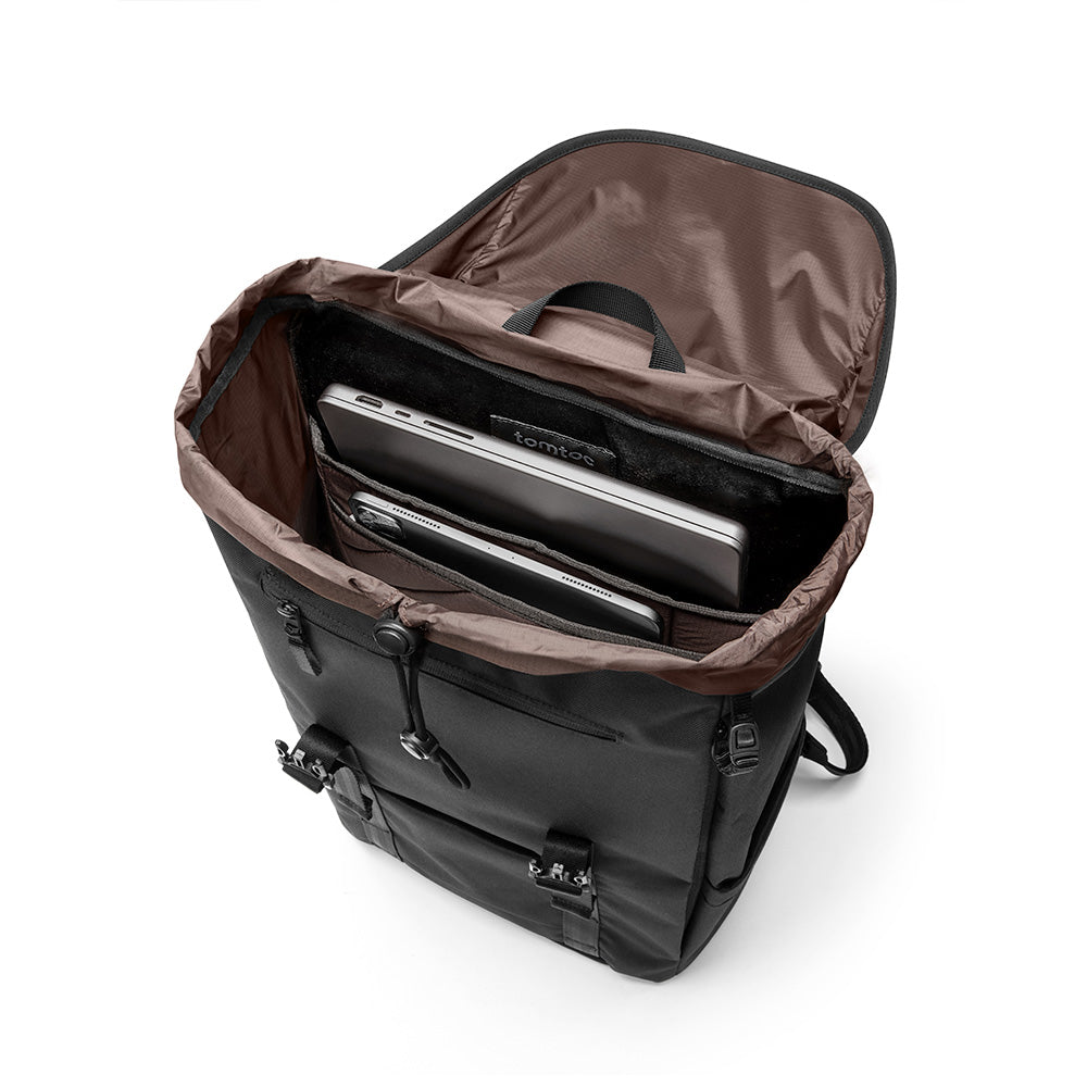 VintPack-TA1 Laptop Sırt Çantası – Koyu Siyah