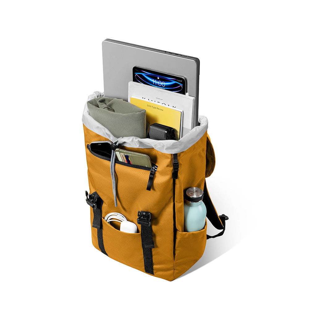 VintPack-TA1 Laptop Sırt Çantası – Sarı