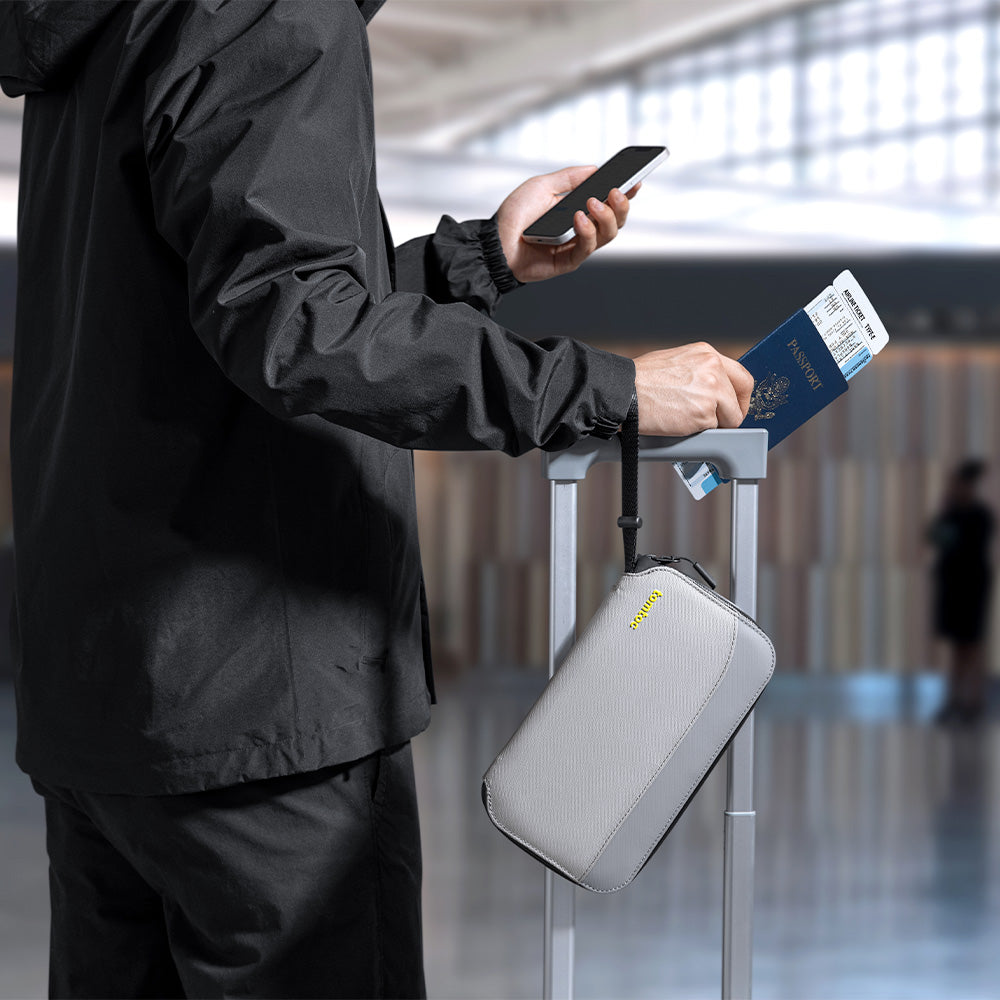 Navigator-T03 Pasaport Çantası – Gri