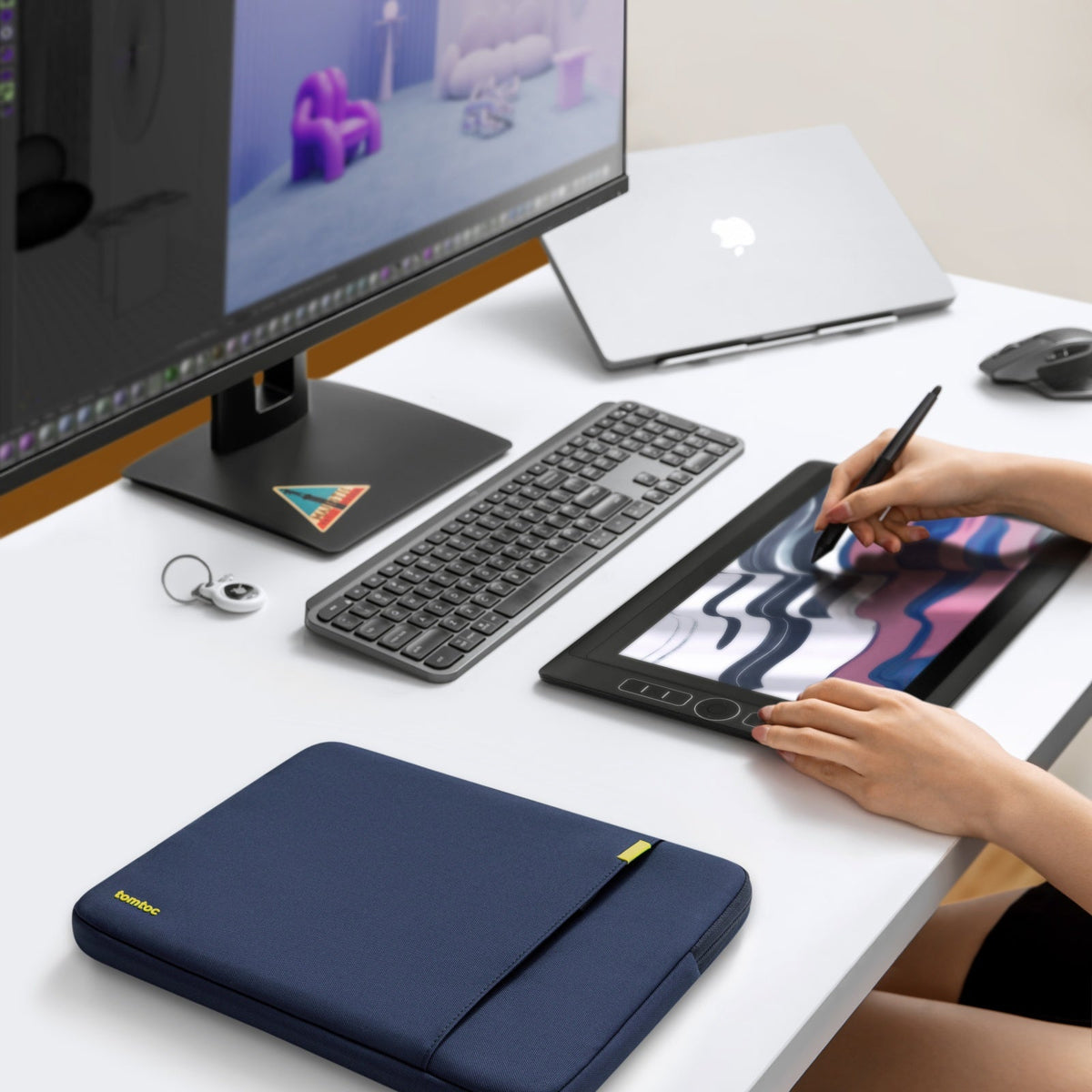 Defender-A13 Laptop Kılıfı #Renk_Lacivert