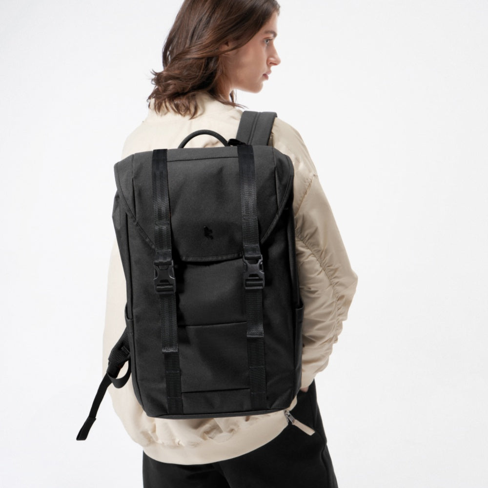 VintPack-TA1 Laptop Sırt Çantası – Koyu Siyah