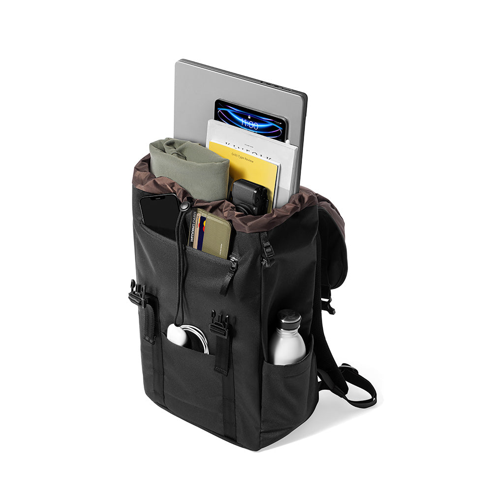 VintPack-TA1 Laptop Sırt Çantası – Koyu Siyah