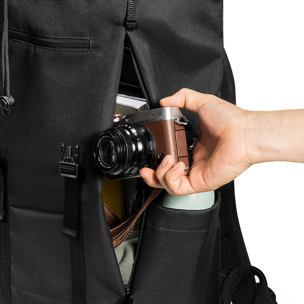 VintPack-TA1 Laptop Sırt Çantası – Koyu Siyah