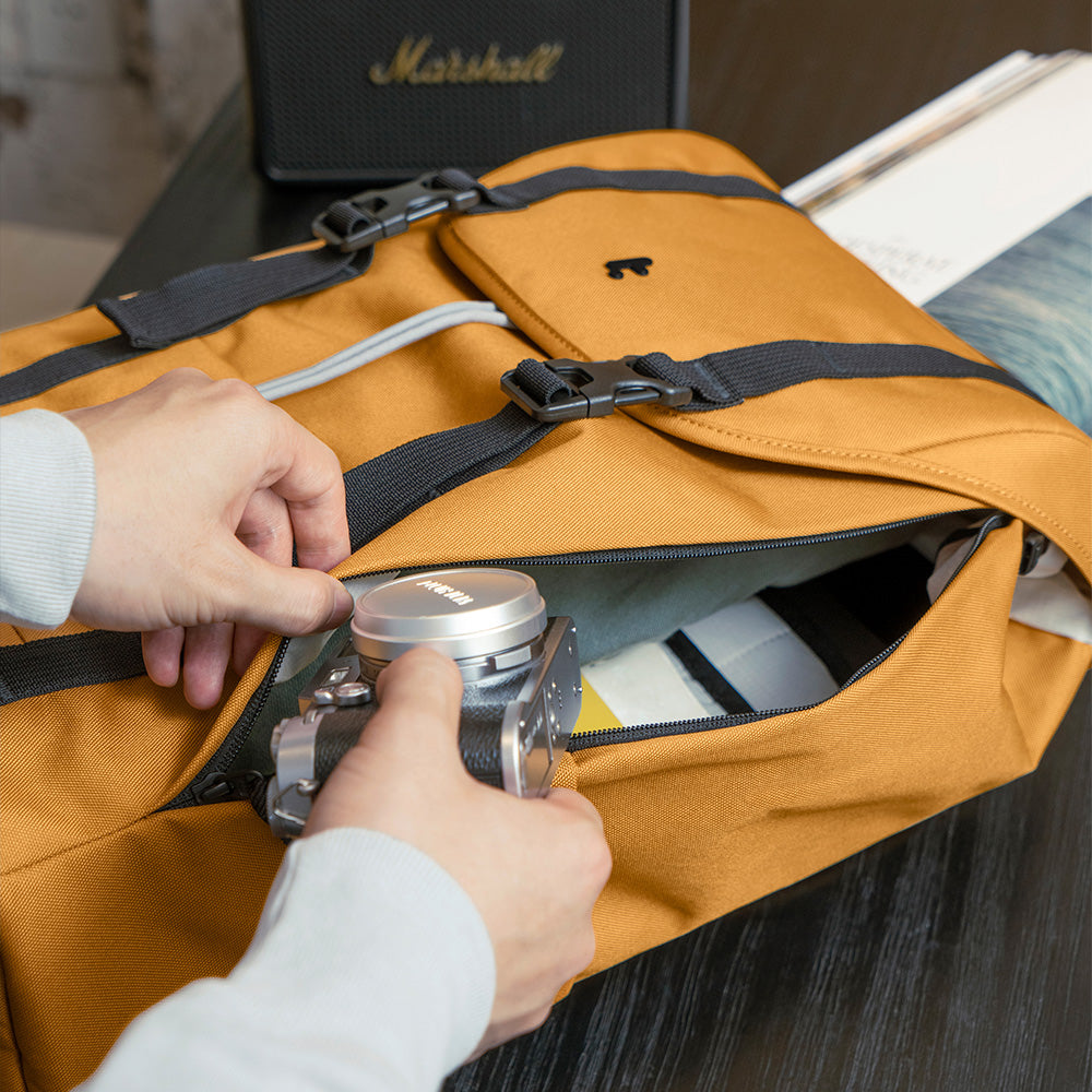 VintPack-TA1 Laptop Sırt Çantası – Sarı