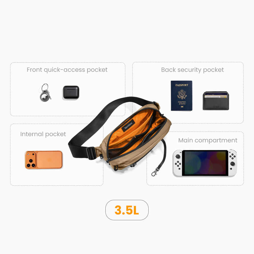 Aviator-T33 Göğüs Çantası 3.5L – Haki