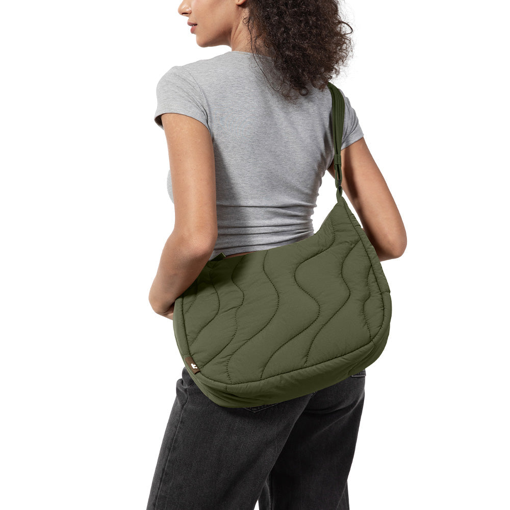 Terra-T34 Puffy Çapraz Askılı Çanta 9L – Yeşil