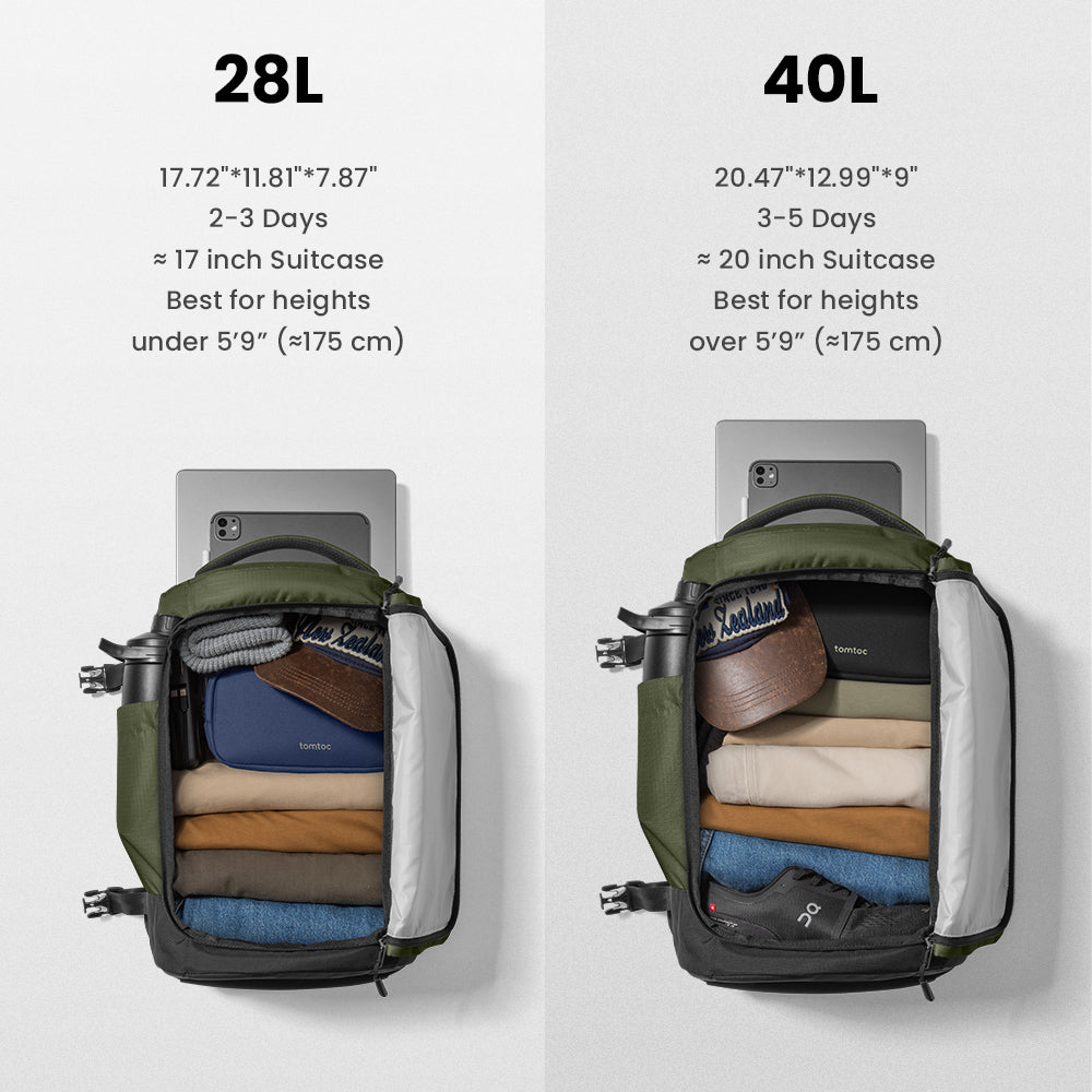 Navigator-A66 Seyahat Sırt Çantası 40L – Yeşil
